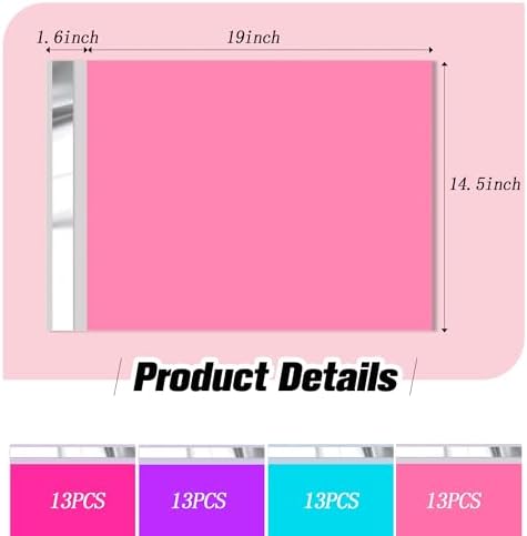 14.5x19 Thank You Poly Mailers Variety Pack of 50, 13Pcs Each Color - Image 3