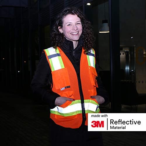 Salzmann Mesh Safety Vest | Hi Vis Reflective Vest | US ANSI/ISEA 107 - Image 3