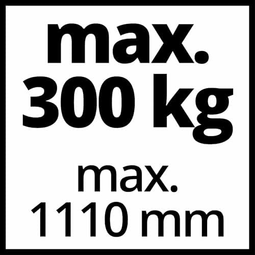Einhell Pivoting Arm Truck, Modern, Black, Metal, 300 kg Load Capacity, 8.3 kg Weight, 1100 mm Depth - Image 3