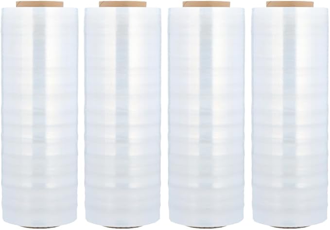 PSBM 4 Rolls 18 Inch x 1000 Feet 120 Gauge Stretch Film/Wrap, Heavy Duty by PackagingSuppliesbymail