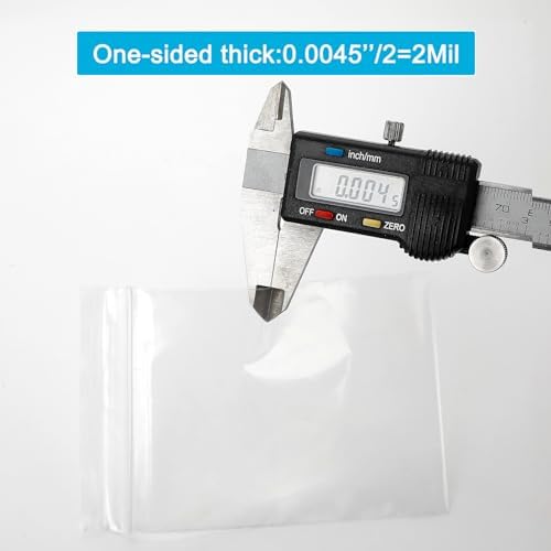 3''x 5'', (Pack of 100) 2 mil Thick Clear Plastic Reclosable Zip Poly Bags with Resealable Lock Seal Zipper for Photo, Jewelry, Bakery, Treats, Travel, Storage, Packaging & Shipping - Image 4