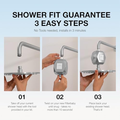 Filterbaby Diamond Shower Filter for Skin & Hair, Reduces Chlorine - Image 5