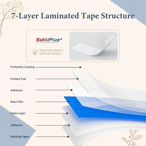 TZe-231 Label Maker Tape Compatible Brother, 12mm 0.47 Black on White 7-Layer Laminated, Labeling Tape Cassette Replacement for PT-D200 D210 D220 H110 E110 H100R H101C H200 D210VP and More(4 Pack) - Image 5