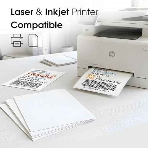 8.5" X 11" Matte White Full Sheet Labels (250 Sheets, 250 Stickers) - Image 4