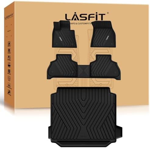 LASFIT Floor Mats&Cargo Mat for BMW X5 2019-2026 45e/50e/50i/M/M50i/M60i by LASFIT