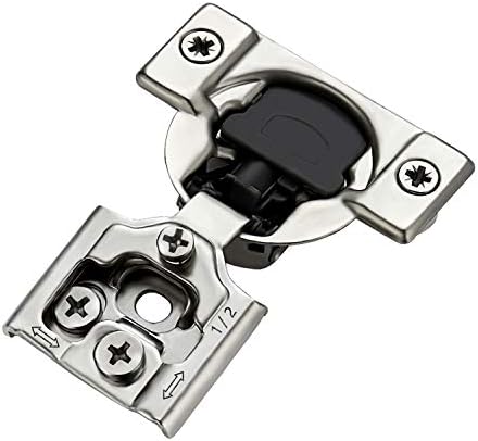 Soft Close Hinges for Kitchen Cabinet Hinges, 1/2 Inch Overlay, 2 Pack by Ravinte