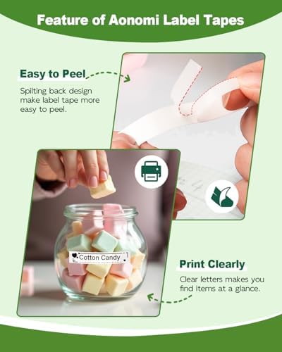 5X Replace for Dymo Label Maker Refills White Paper Letratag 12mm x4m 91330 - Image 4