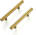 Ravinte Cabinet Handles,5" Length,3" Hole Center,Brushed Brass,18 Pack by Ravinte