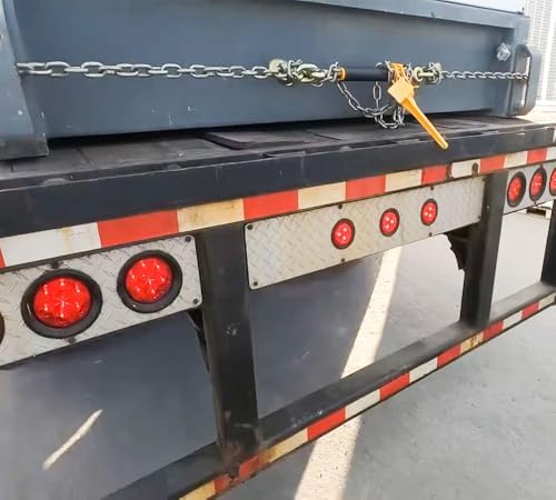 4 Pack 5/16 Inch x 20 FT Grade 70 Binder Chain with Clevis Grab Hooks - G70 Transport Tow Chain - 4,700 Lbs Working Load Limit - Image 7