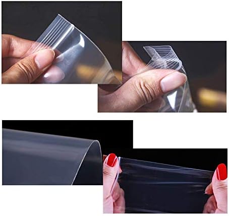 3 x 12" Long Jewelry Bags Clear 100pcs Clear Necklace Bags with Hang Hole Poly Zip Seal Storage Bags for Packaging Shipping Incense 2 Mil (4 Sizes to Choose from) - Image 6