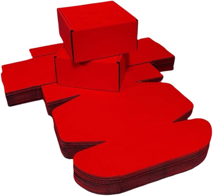 15 Pcs 6 x 6 x 3 inches Corrugated Cardboard Gift Boxes Recyclable Shipping - Image 4