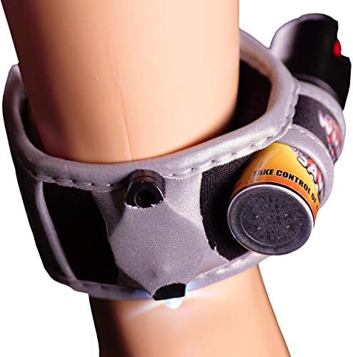 Police Strength OC Pepper Spray for Running, Lightweight Compact Self Defense Wristband Ideal for Women Runners, Joggers & Walkers w/ID Card, LED Light & Reflective Edging - Image 5