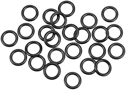 uxcell Nitrile Rubber O-Rings 15mm OD 10mm ID 2.5mm Width, Metric Nitrile Rubber Sealing Gasket for Automotive Machine Plumbing, Pack of 25 by uxcell