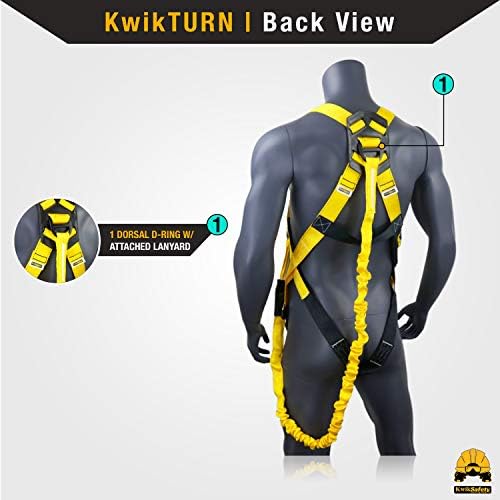 KwikSafety SCORPION Safety Harness ANSI OSHA Fall Protection Gear - Image 2