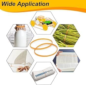 3-1/2" x 1/4'' - Size #64 - Rubber Band Depot - Everyday Rubber Bands, Business - Image 5