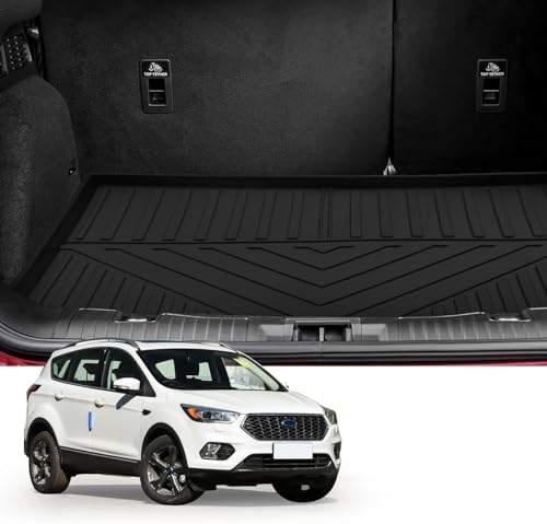 Custom for 2013-2019 Ford Escape/ 2015-2019 Lincoln MKC Cargo Mats Trunk Liner All Weather TPE Protection Mat Accessories (for 2013-2019 Ford Escape/2015-2019 Lincoln MKC) - Image 2