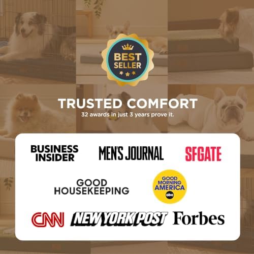 Bedsure Washable Dog Beds Large Sized Dog with Comfy Sherpa, 36x27in Black - Image 6