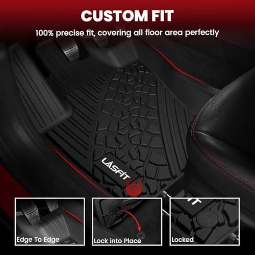 LASFIT Floor Mats for Jeep Renegade 2015-2023 - Image 2
