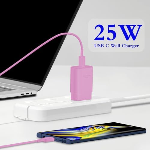 Type C Charger Fast Charging 2-Pack 25W Long 6FT USB C Cable - Image 5