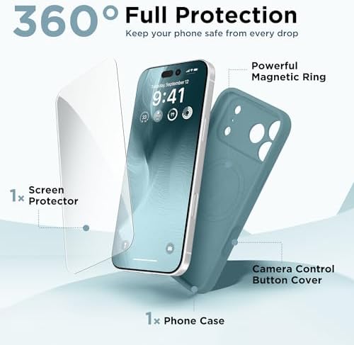 GolbinBox Magnetic for iPhone 18 Pro Max Case/17 Pro Max Case, Wave Green - Image 6