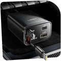 LISEN Retractable Car Charger, 84W Car Charger USB C Fast Charger Adapter, Car Accessories for Men Women, Gifts for Fathers Day for Men Dad Husband, for iPhone 17 16 15 14 13 12 Pro Max, Carbon-Black by Lisen