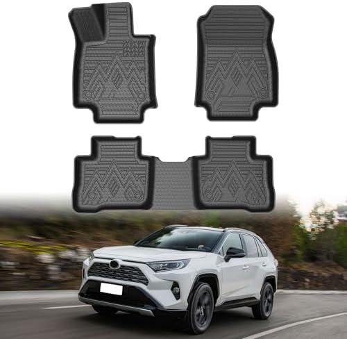 Mixsuper Floor Mats for Toyota RAV4 2019 2020 2021 2022 2023 2024 2025 by Mixsuper
