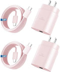 Super Fast Charger Type C, 25W USB C Wall Charger Fast Charging 6.6FT Cable by Vilive