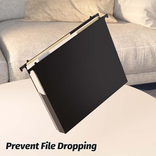 SHUTEX Extra Capacity Plastic Hanging File Folders,12 Pack,Letter, 6 Colors - Image 3