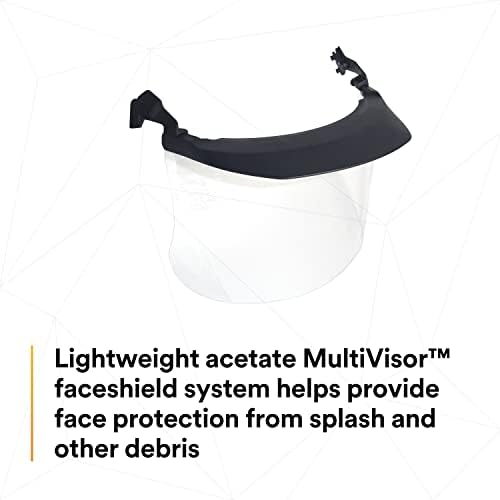3M PELTOR Clear Acetate MultiVisor Faceshield System V4D-10P - Image 4