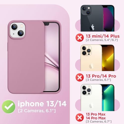 GolbinBox Magnetic for iPhone 13/14 Case, Silicone Cover, Blackcurrant - Image 2