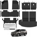 All Weather TPE Floor Mat Set for 2020-2026 Cadillac XT6 7 Seats by TongamaAllWeatherFloorMats