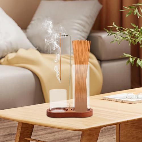 2 in 1 Glass Incense Holder, Incense Sticks Burner Holder with Storage - Image 6