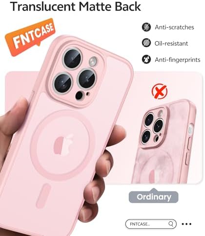 FNTCASE for iPhone 14 Pro Max Case, Fit for Magsafe, Glass Screen Protector - Image 6