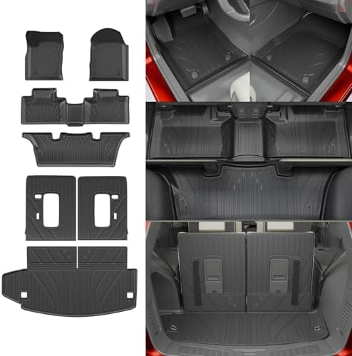 Floor Mats for 2016-2025 2026 Dodge Durango 6 Seats by Thinzyou