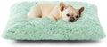 EHEYCIGA Fluffy Dog Crate Bed for Medium Dogs, Plush Crate Pad, Apple Green by EHEYCIGA