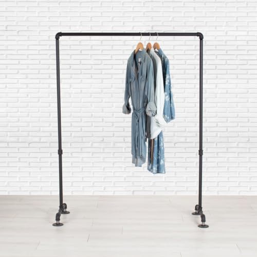 Industrial Pipe Clothing Garment Rack - Image 2