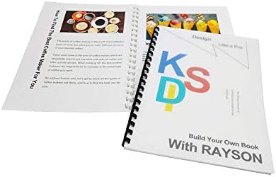 Rayson CR1912M-100 Plastic Binding Combs 1/2in. 19-Ring, 90-Sheet Capacity, Colorful Comb Binding Spines, Max. Binding Letter Size Paper, Box of 100 - Image 3