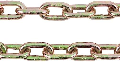4 Pack 5/16 Inch x 20 FT Grade 70 Binder Chain with Clevis Grab Hooks - G70 Transport Tow Chain - 4,700 Lbs Working Load Limit - Image 4
