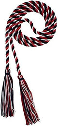 Tassel Depot Graduation Honor Cord - Navy/Red/Whte - Every School Color Available - Made In Usa by TasselDepot