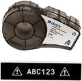 Brady Authentic (M21-750-595-BK) All-Weather Vinyl Label for Indoor/Outdoor ID, Lab and Equipment Labeling, White on Black- For M210, M210-LAB, M211, BMP21-PLUS and BMP21-LAB Printers, .75" W, 21' L by BradyCorp