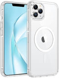 FNTCASE for iPhone 11 Pro Max Case Clear, Fit for Magsafe, Anti Yellowing by FNTCASE