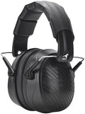 PROHEAR 038 Ear Protection Safety Earmuffs for Mowing, 28dB Noise Reduction Passive Hearing Protector, Compact Foldable Headset for Shooting Construction Power Tools, Black by PROHEAR