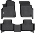 Floor Mats Custom for Audi Q7/SQ7 2017-2026 & Q8/SQ8 2019-2026 All Weather Protection TPE Heavy Duty Non-Slip Automotive Floor Liners Fits Front& 2nd Row Full Set Accessories（not for E-TRON） by HAFIDI