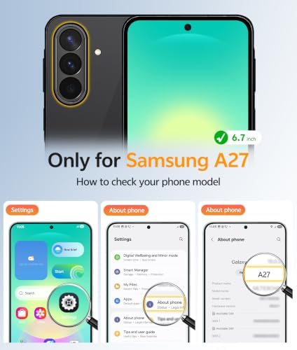 FNTCASE for Galaxy A27 5G Phone Case, Fit for Magsafe, Screen Protector - Image 2