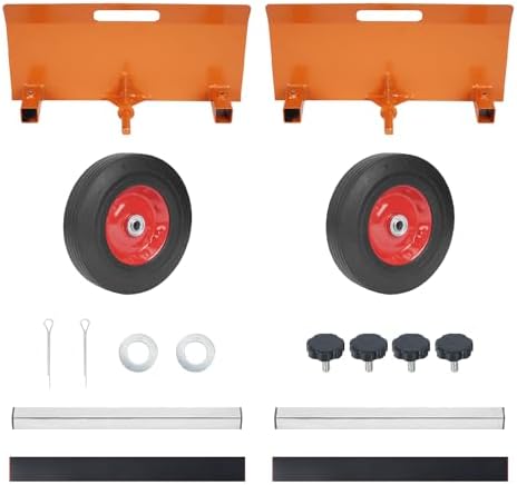 AIWFL Panel Dolly Heavy Duty 1100LBS Door Dolly Cart with 10" Solid Wheels - Image 4
