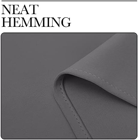 NICETOWN Closet Door Heavy Curtain, Room Dividers Shade Screens Partitions, Extra Large Grommet Top Space Partition Blackout Curtain, Screen Dividers for Rooms (1 Pack, 20ft Wide x 9ft Long, Grey) - Image 7
