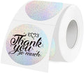 3 Inch Holographic Thermal Labels,Round Thermal Printer Labels,Waterproof Thermal Printer Stickers for DIY Logo Design,Name Tag,QR Code,Thanks Card 150 Labels/Roll (Small dots) by Unknown