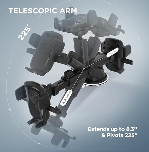 iOttie Easy One Touch Classic Dash & Windshield Smartphone Mount iPhone 18 - Image 7