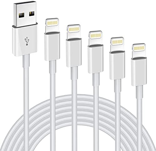 OCEEK iPhone Charger (5Pack 6FT) MFi Certified Lightning Cable by OCEEKIPHONECHARGERCABLE