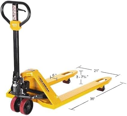 Global Industrial Industrial Duty Narrow Pallet Jack - Image 9